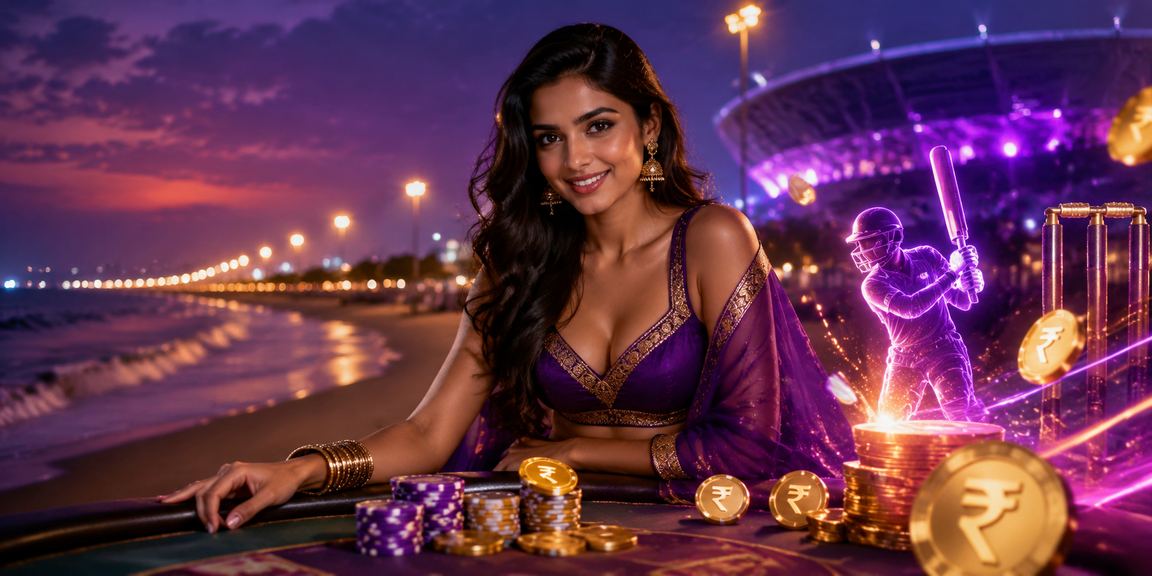 Iconic Chennai Marina Beach scenic view with gaming spirit