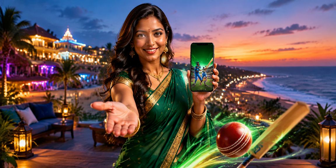 Goa Cricket Betting with Traditional Sari