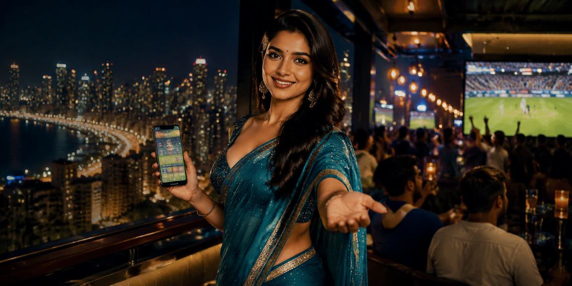 Mumbai Bandra area with cricket betting and local market